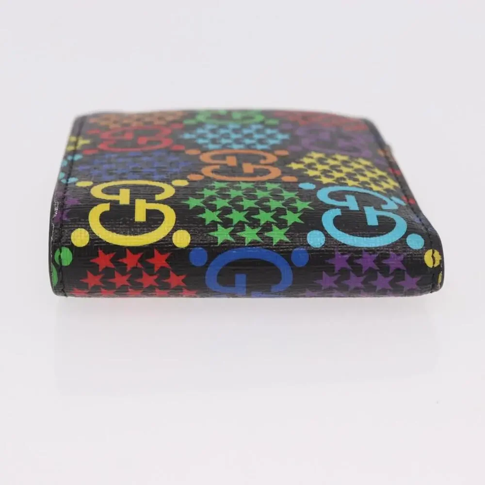 Gucci GG Supreme Monogram Psychedelic Men's Bi-Fold Wallet